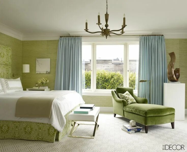 Подбор цвета штор в интерьере Green, which is Nature's colour, is restful, soothing, cheerful, and health-givi