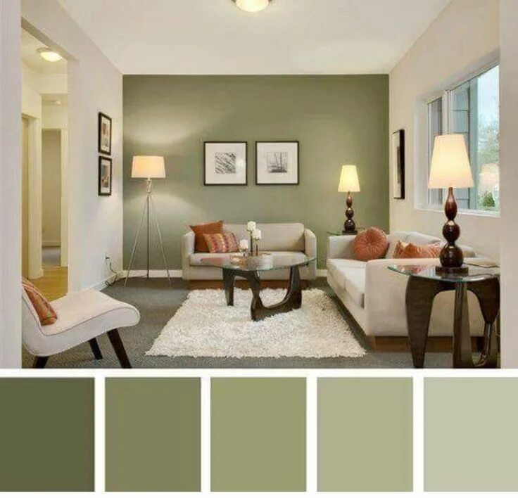 Подбор цвета стен в интерьере Pin by Gloria Pa on livingroom Living room color schemes, Living room wall color