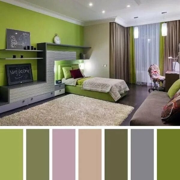 Подбор цвета в интерьере The Most Popular Interior Colors 2024 - Newdecortrends