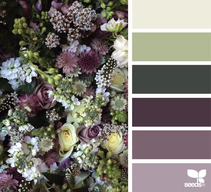 Подбор цветов онлайн по фото бесплатно Flora Palette Paletas de colores, Decoración de unas, Esquemas de color