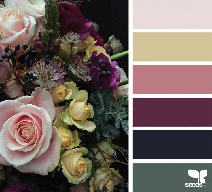 Подбор цветов онлайн по фото бесплатно Flora Palette Culori, Flori, Buchete