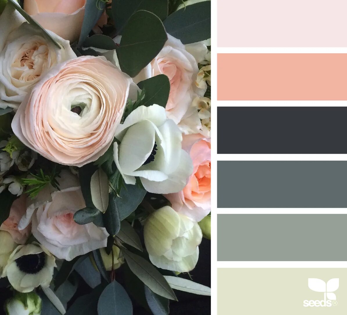 Подбор цветов онлайн по фото бесплатно Color Flora Seeds color, Color balance, Design seeds