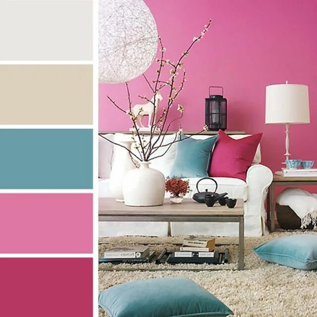 Подбор цветов в интерьере Palettes de couleurs afin de choisir les bonnes nuances pour notre intérieur Pal