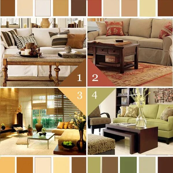 Подбор цветов в интерьере онлайн fall color palette