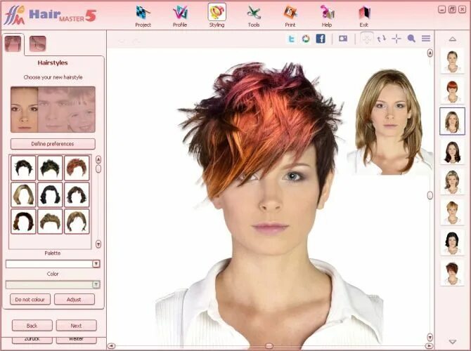 Подбор женских стрижек онлайн бесплатно Beste Kurzhaarfrisuren Testen Mit Eigenem Foto Hair styles, Hair changer, New ha