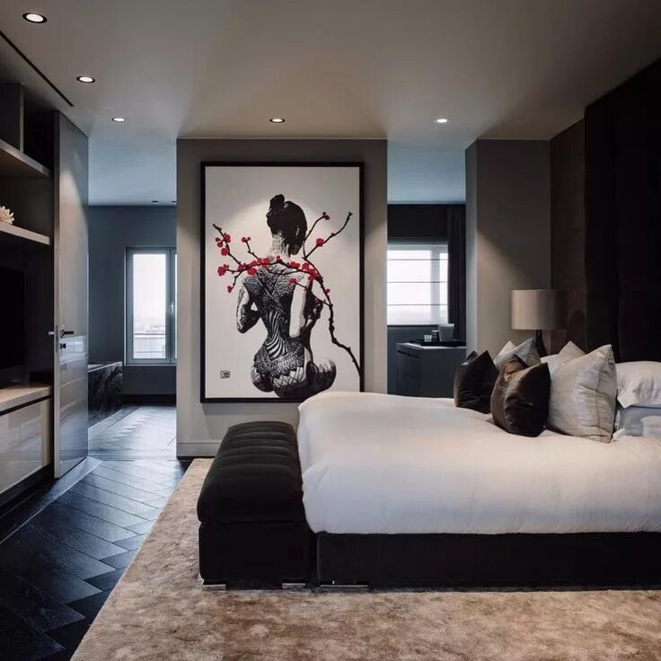 Подборка интерьера комнаты EricKuster metropolitan luxury on Instagram: "Wenge heringbone parquet flooring 