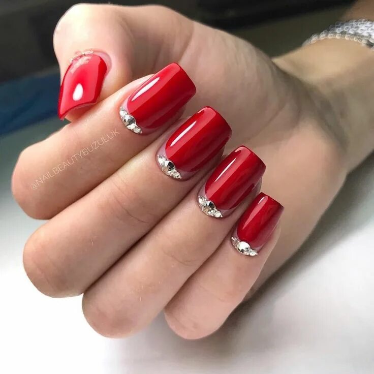 Подборка красного маникюра Pin on Маникюр Beautiful nail designs, Nextgen nail colors, Nail designs