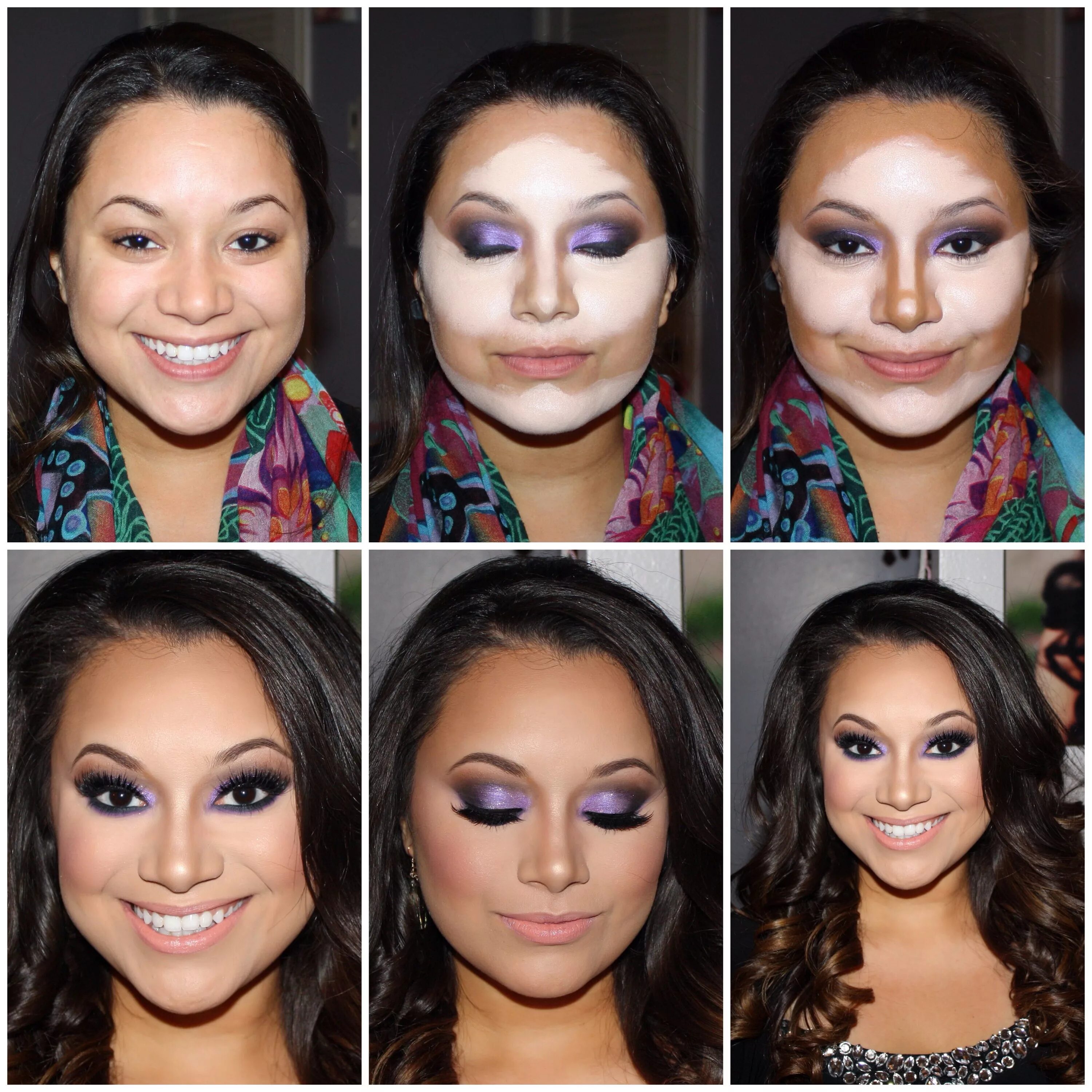 Подборка макияжа по фото Pin by Thalio Beckham on Makeup Looks by us Contour makeup, Face contouring tuto