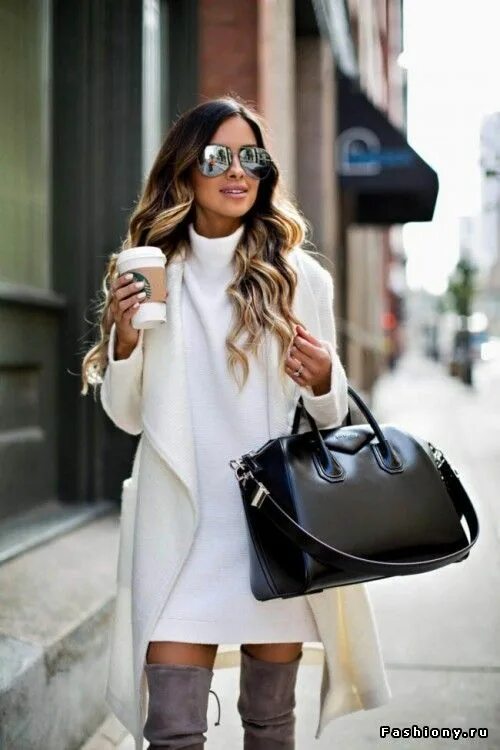 Подборка модных образов Трикотажное платье - уютная соблазнительность Winter outfits, Chic outfits class