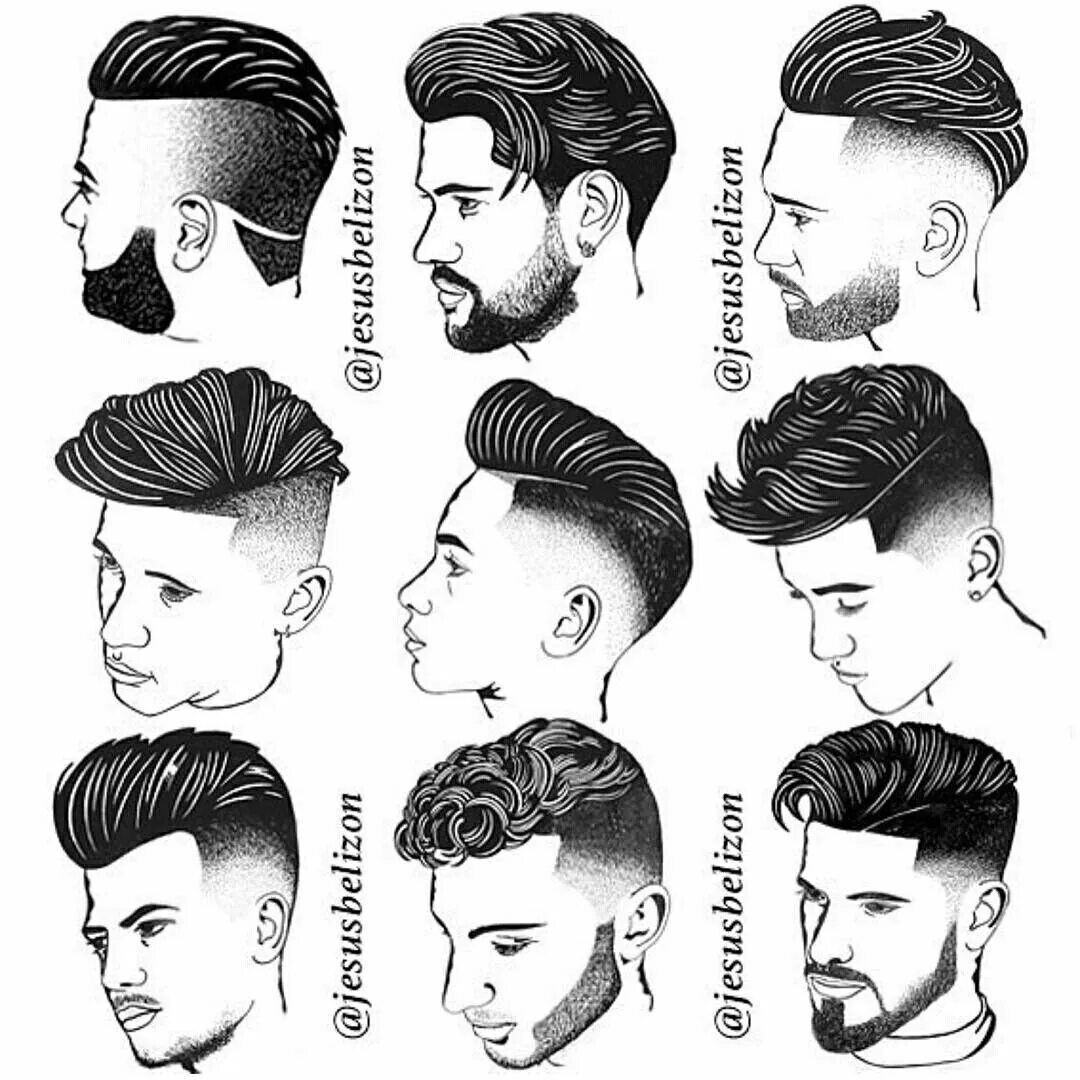 Подборка мужских причесок Pin on Men style infographic Hair and beard styles, Gents hair style, Thick hair