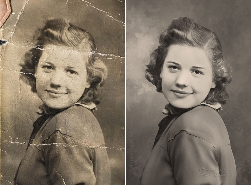 Подборка старых фото I Use My Photoshop Skills To Restore Vintage Photographs (23 New Pics) Photo res