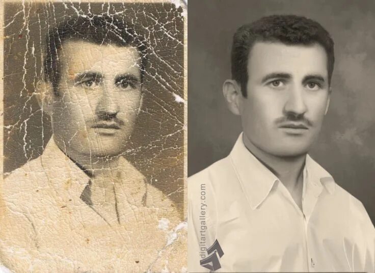 Подборка старых фото These Photo Restorations May Boggle Your Mind Old photo restoration, Photo repai