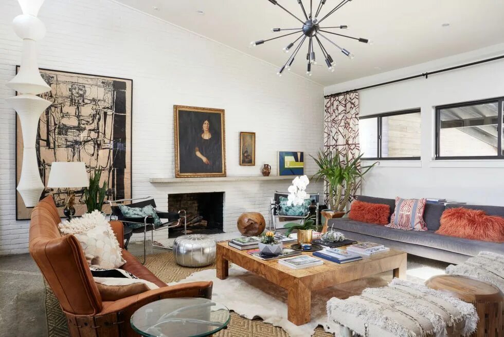 Подборка стилей интерьера Cómo mezclar el diseño escandinavo con un estilo bohemio Eclectic interior desig