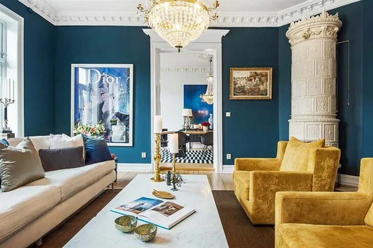 Подборка стилей интерьера Colorful eclectic apartment in Oslo, Norway Интерьер, Проектирование интерьеров,