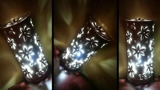 Поделка для взрослых своими руками светильник Peculiar Lighting Design Ideas, Recycling Items with Playful Holes for DIY Lamps