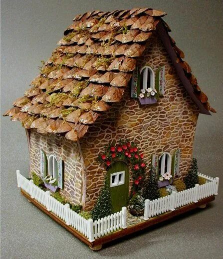 Поделка дом своими руками фото Pin on Clay Creations