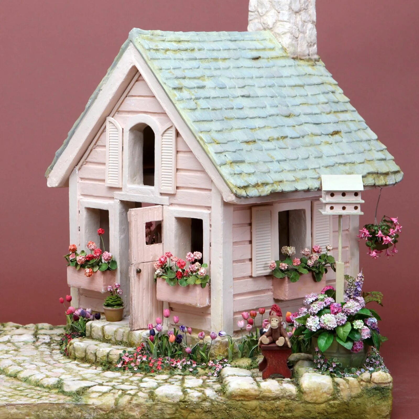 Поделка дом своими руками фото Pin by Polly Morris on Miniatures by Polly Morris Fairy garden houses, Fairy hou