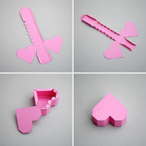 Поделка из бумаги пошаговые фото Những mẫu thiệp tỏ tình đáng yêu cho ngày Valentine Manualidades, Origami fácil,