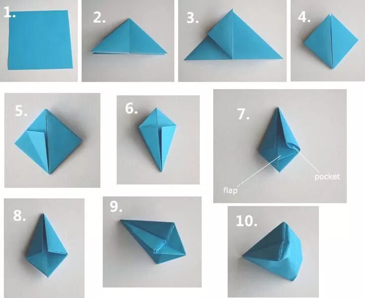 Поделка из бумаги пошаговые фото a Simple Origami Diamond . Paperiaskartelu, Askartelu, Pakkaukset