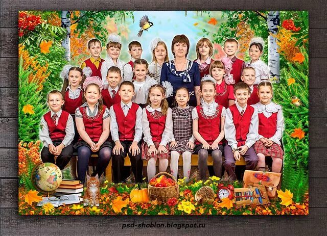 Поделка из фото класса рупповые коллажи для общего фото, общие виньетки для школы, групповые коллажи дл
