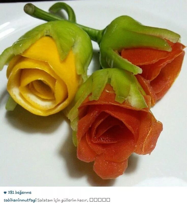 Поделка из перца фото Food carving, Amazing food art, Vegetable crafts