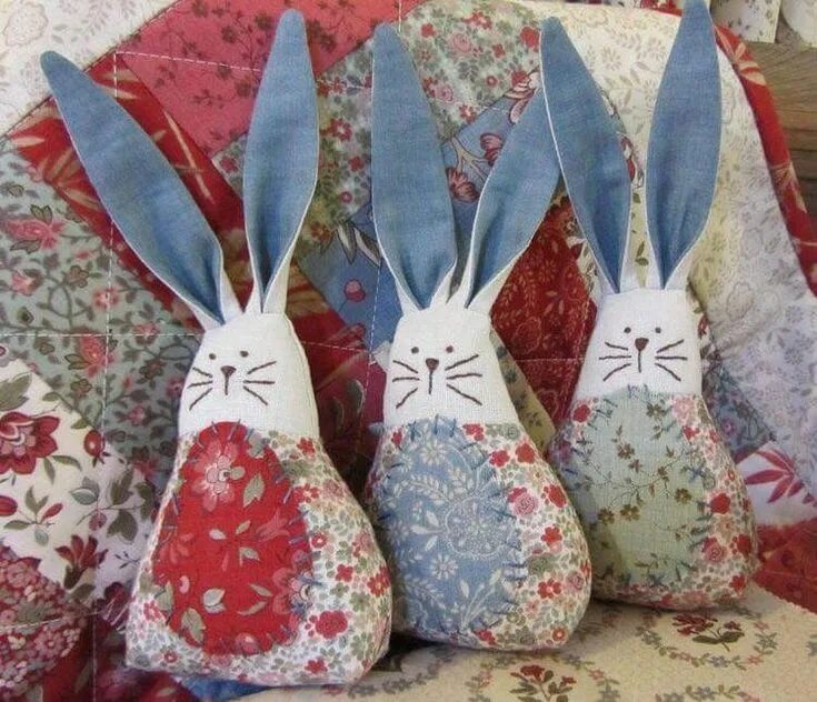 Поделка из ткани фото своими руками Pin by Jessica González on Easter Bunny crafts, Fabric crafts, Easter crafts