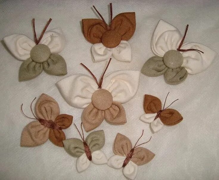 Поделка из ткани фото своими руками Ideas que mejoran tu vida Fabric flower tutorial, Fabric flowers, Fabric crafts