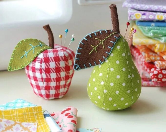 Поделка из ткани фото своими руками Pear Sewing Pattern PDF Sewing Pattern for Plush Pear Etsy Padrões de costura fá