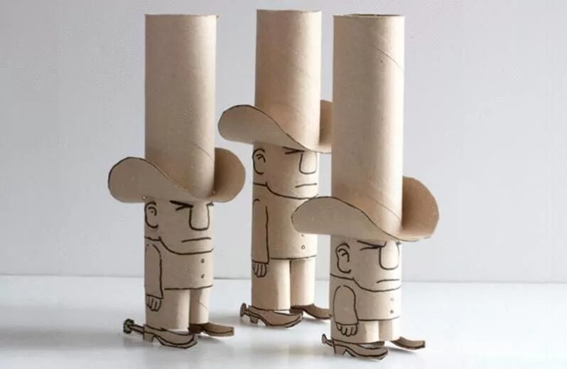 Поделка из втулки фото Gilbert Legrand - Photos Toilet paper roll art, Toilet paper crafts, Paper roll 