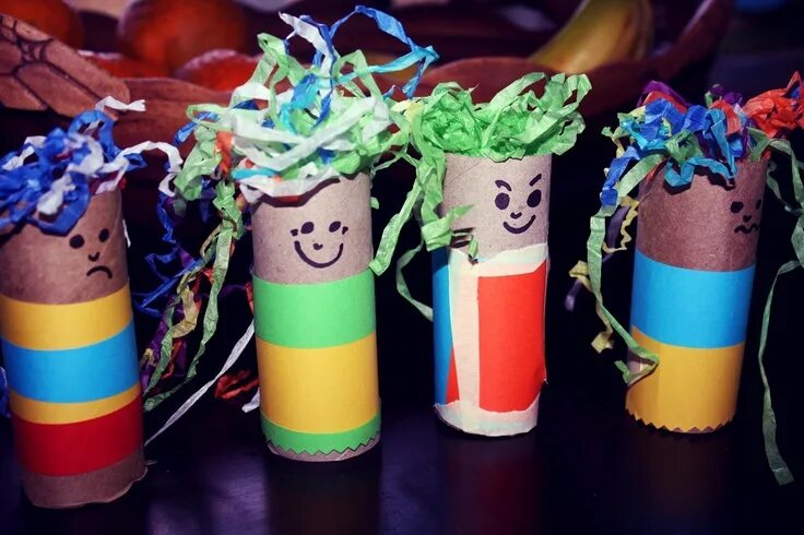 Поделка из втулки фото Pin on Recycled - TP / Cardboard Rolls
