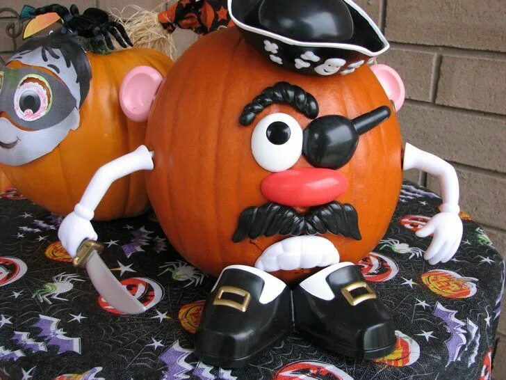 Поделка копатыч из тыквы пошагово с фото Mr. Potato Head Pumpkin Pumpkin carving alternatives, Pumpkin carving, Pumpkin d