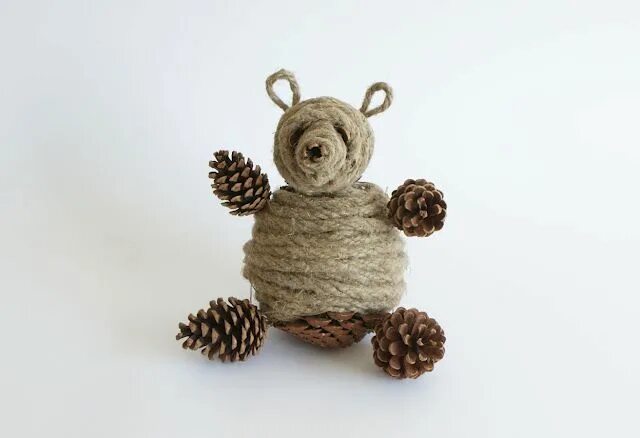 Поделка медведь из шишек пошагово с фото Pin su Things that make me smile! - Idee buffe e carine!