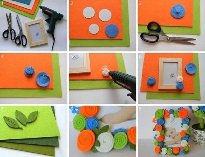 Поделка на тему фото своими руками Cadeau de Noël à faire soi-même - une sélection des meilleures idées Frames diy 
