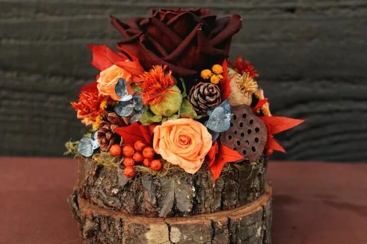 Поделка осенний букет фото Related image Woodland cake topper, Fall wedding cake topper, Fall cake toppers