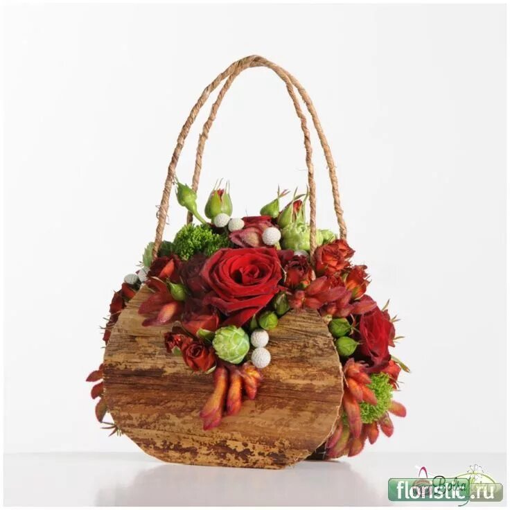 Поделка осенняя сумочка Deco floral, Sacs floraux, Sac mariage