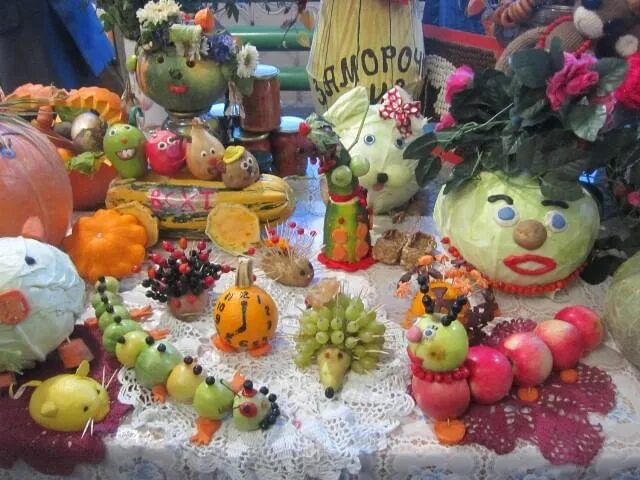 Поделка осенняя ярмарка в садик фото Праздник урожая - 2019" 2019, Слободской район - дата и место проведения, програ