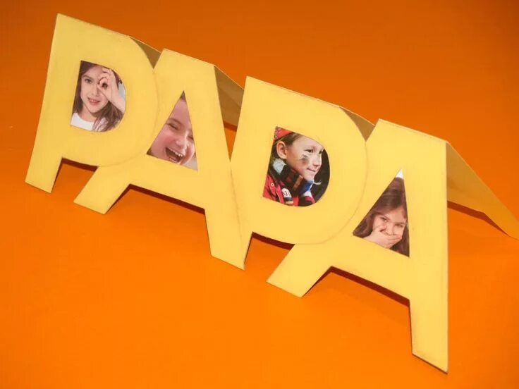Поделка с фото папы 10 manualidades para el día del padre - Paperblog Manualidades para el día del p