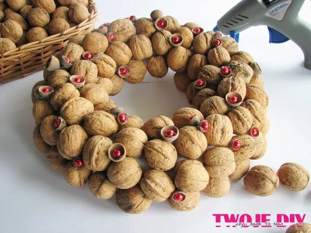 Поделка с грецких орехов фото Twoje DIY - czyli zrób to sam Christmas, Xmas, Diy