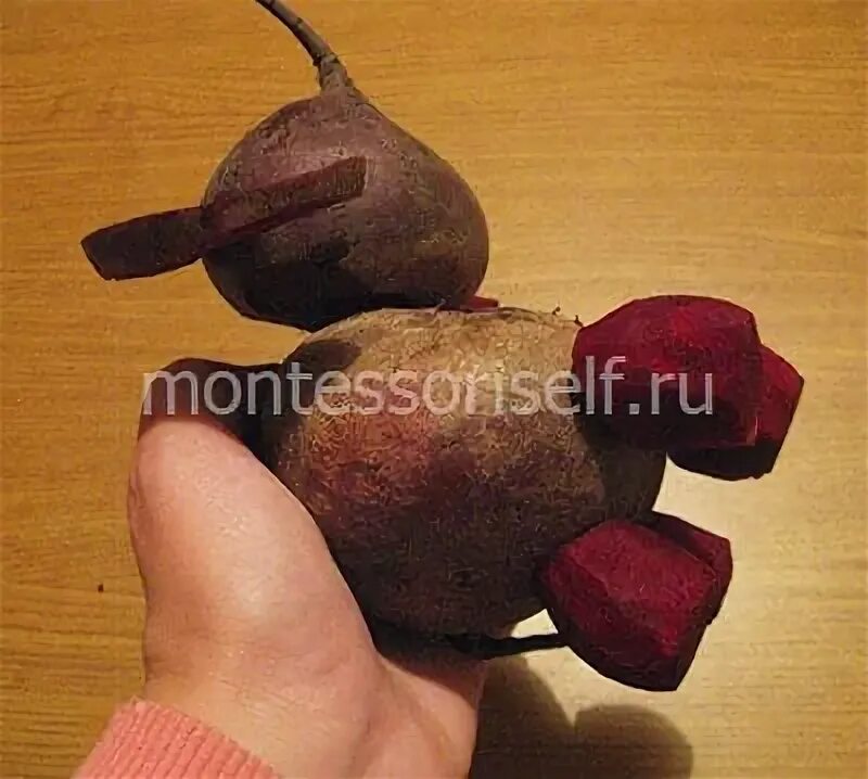 Поделка слон из свеклы пошагово с фото Поделка из свеклы своими руками: для сада и школы