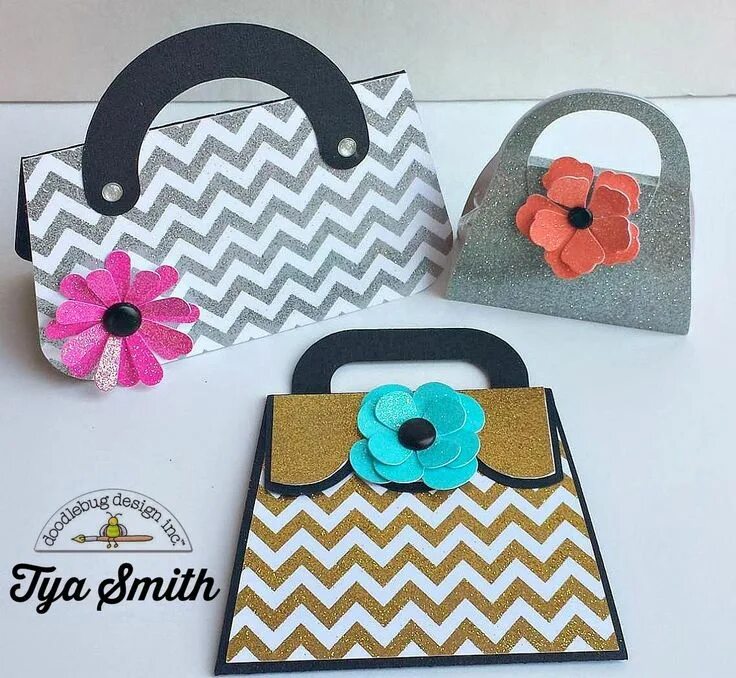 Поделка сумочка Pin on Silhouette cameo