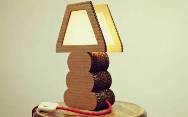 Поделка светильник своими руками для детей Recycled cardboard lamps by Green Spirit Creations - Homecrux Upcycle design, La