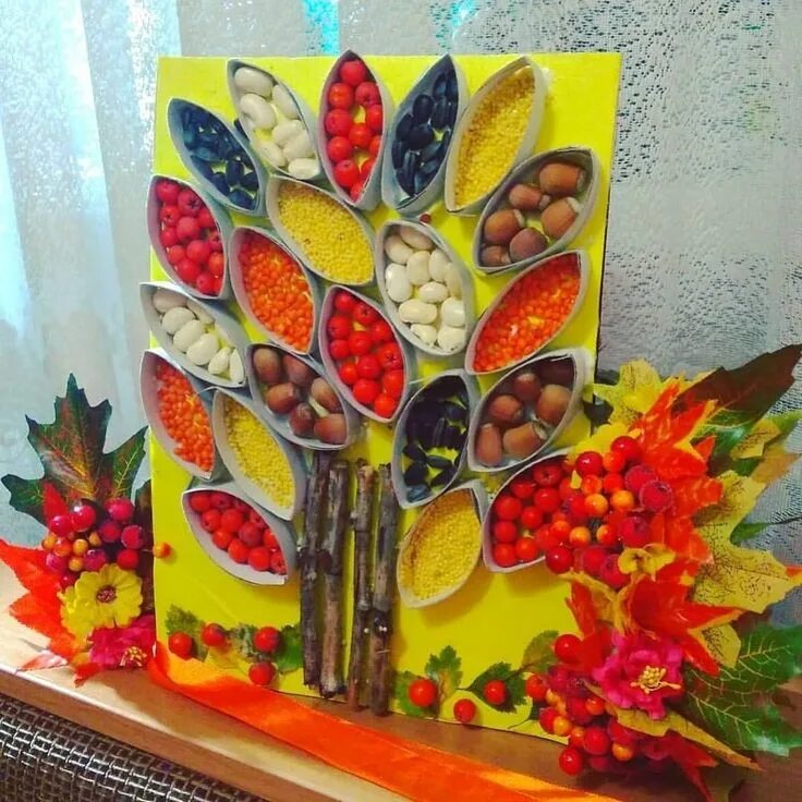 Поделка в сад краски осени фото Поделка "Осенний урожай" Fai da te, Hobby