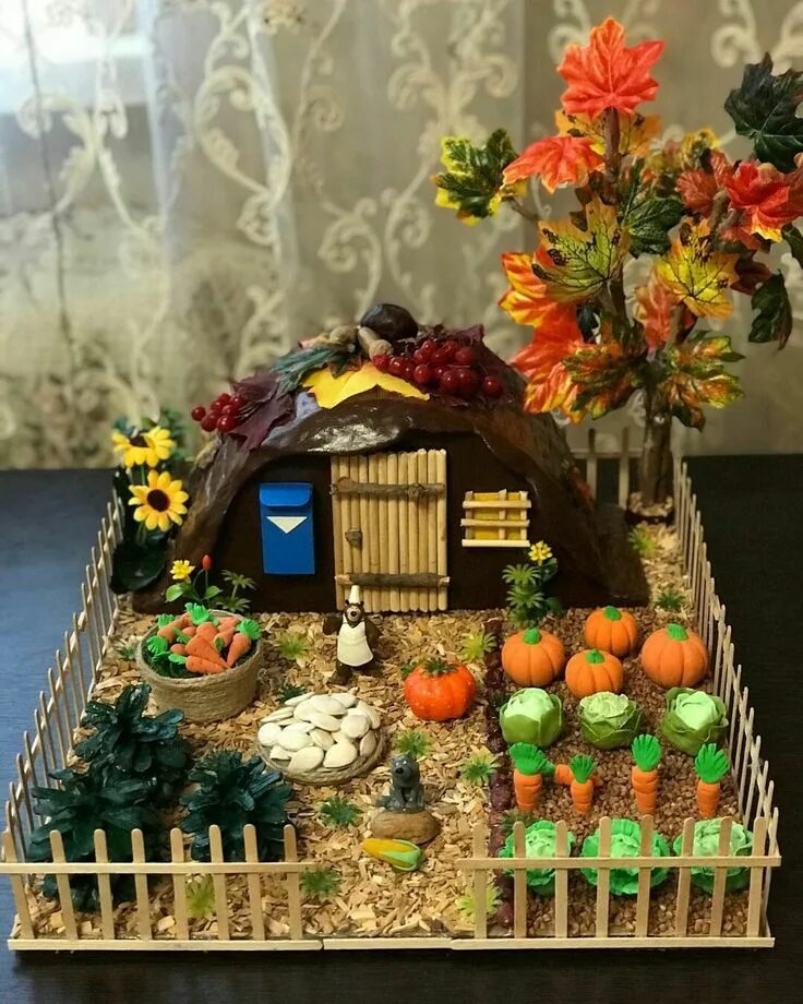 Поделка в сад осень фото Pin on Поделки Easy christmas decorations, Hand crafts for kids, Autumn crafts