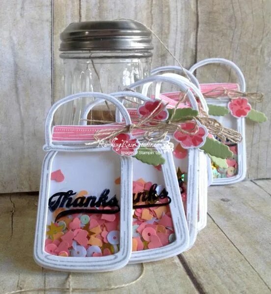 Поделки банк фото Customer Thank You...details @http://ramblingrosestudio.com/customer-jar-thanks/