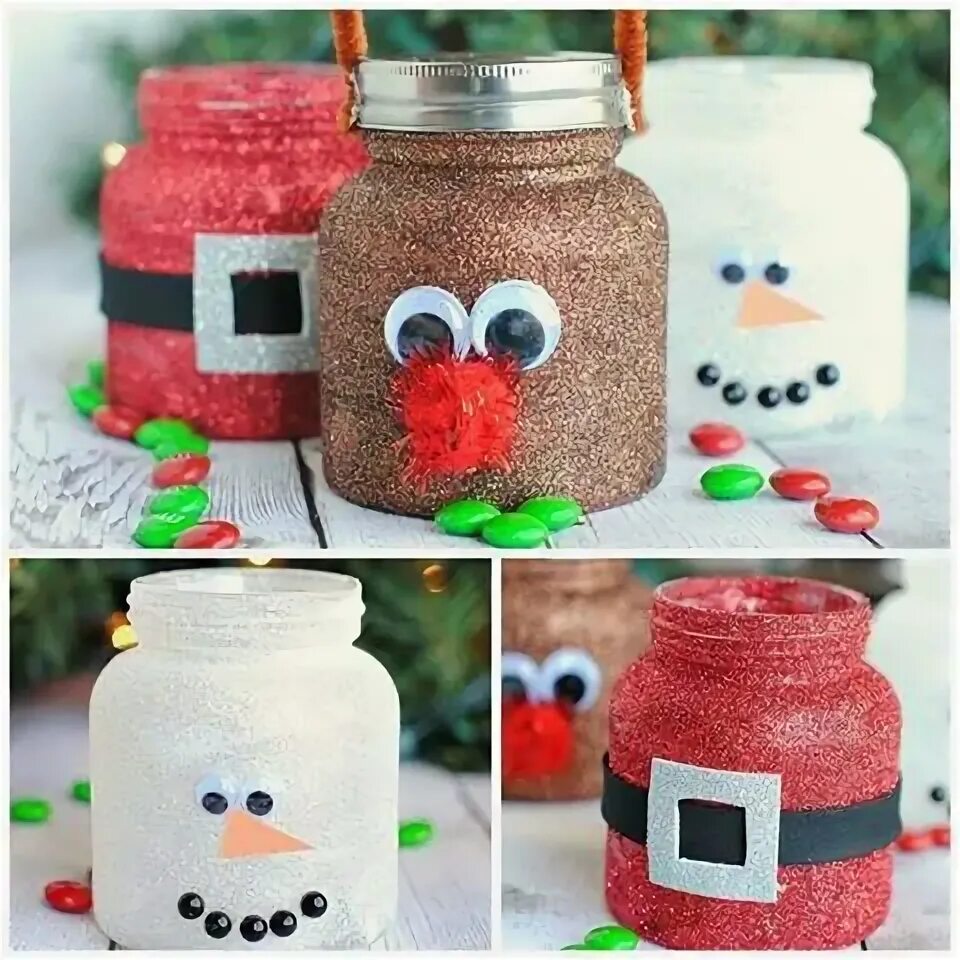 Поделки банк фото Pin by ankaflorianka on Mikołaj/Boże Narodzenie/Przedszkole Christmas jars, Baby