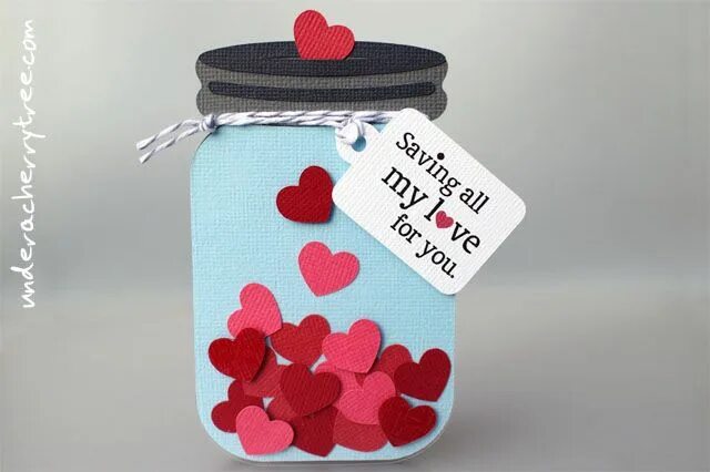 Поделки банк фото Under A Cherry Tree: Saving all my love for you Valentines cards, Valentines ins