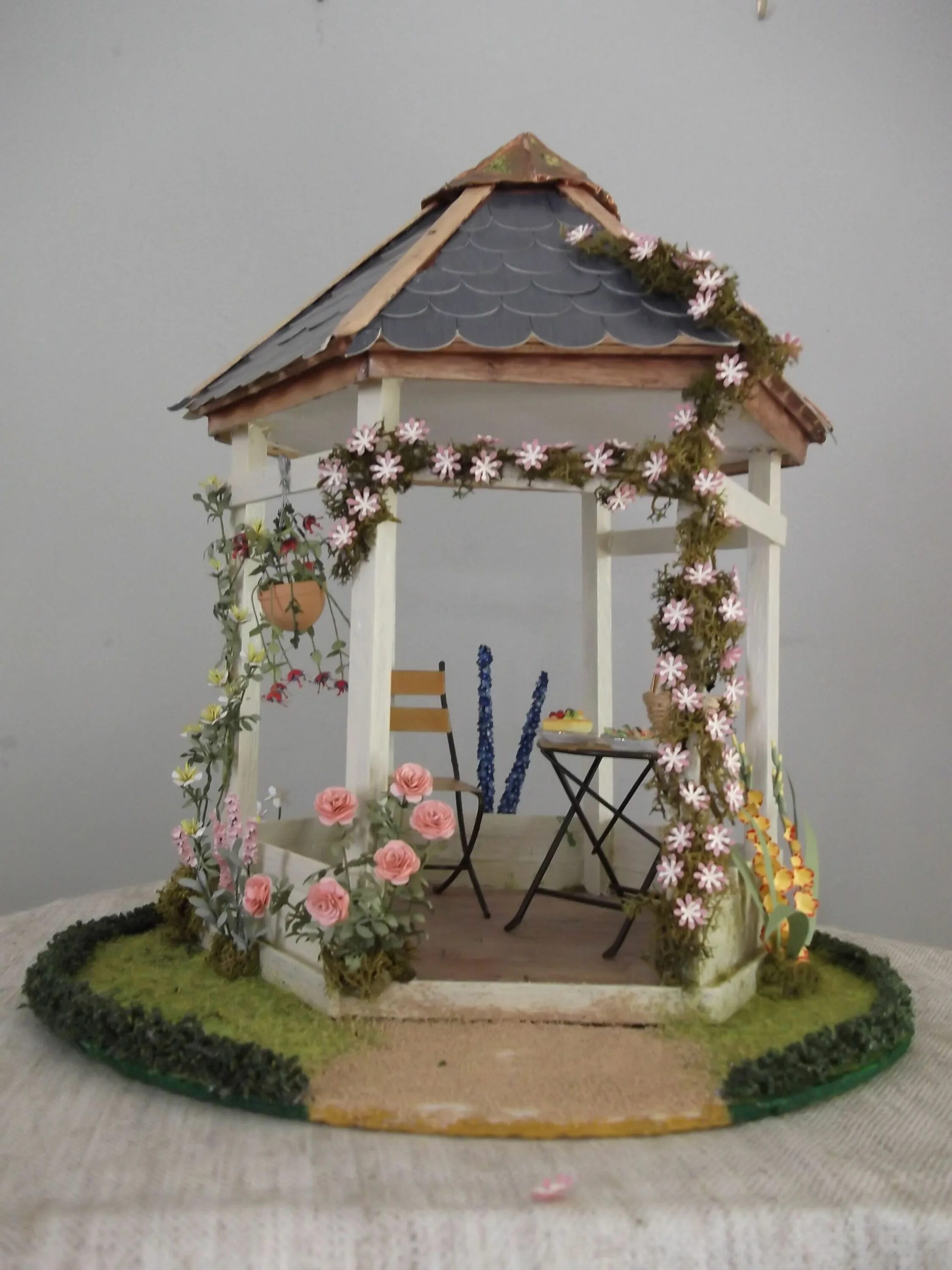 Поделки беседки своими руками Pin on jardin de fée Fairy garden crafts, Fairy garden diy, Indoor fairy gardens