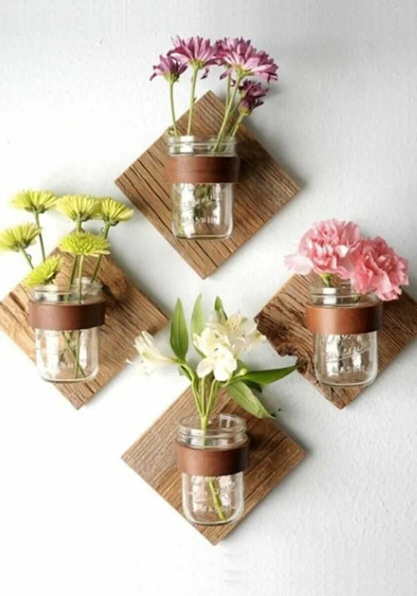 Поделки декор фото 10 manières de réinventer le pot Mason Coup de Pouce Decoración de unas, Decorar