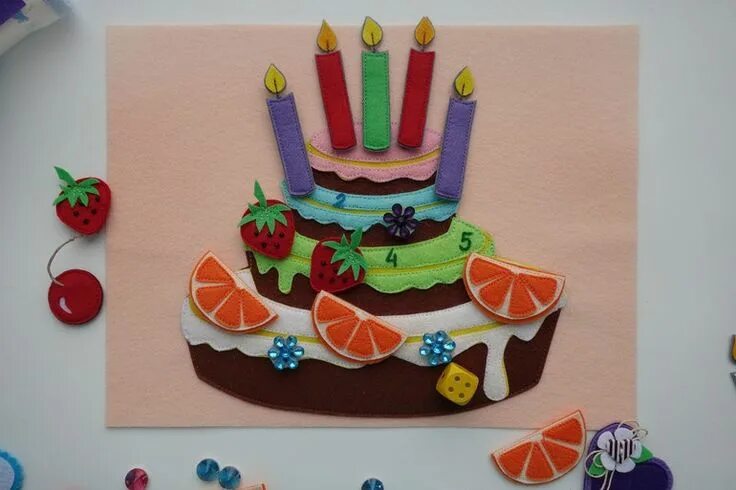 Поделки день рождения фото Дневник Олеся Юрлова (id1512749) - BabyBlog.ru Поделки из войлока, Развивающие и