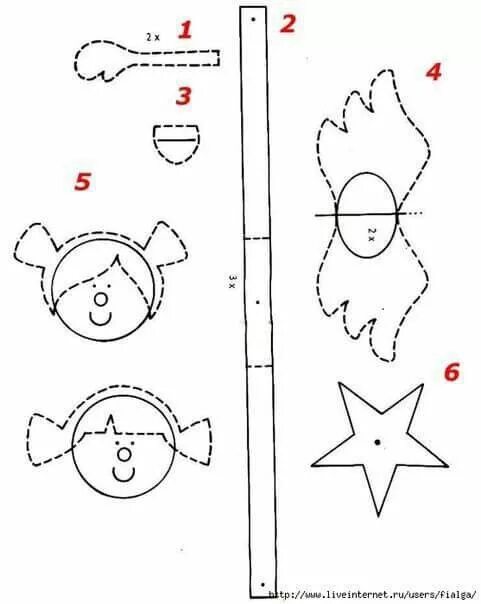 Поделки детей своими руками схемы Pin by Nancy on manualidades Paper balls, Doll crafts, Christmas crafts